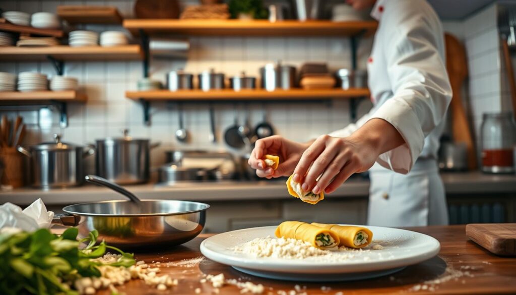 Küchenpraxis für Cannelloni